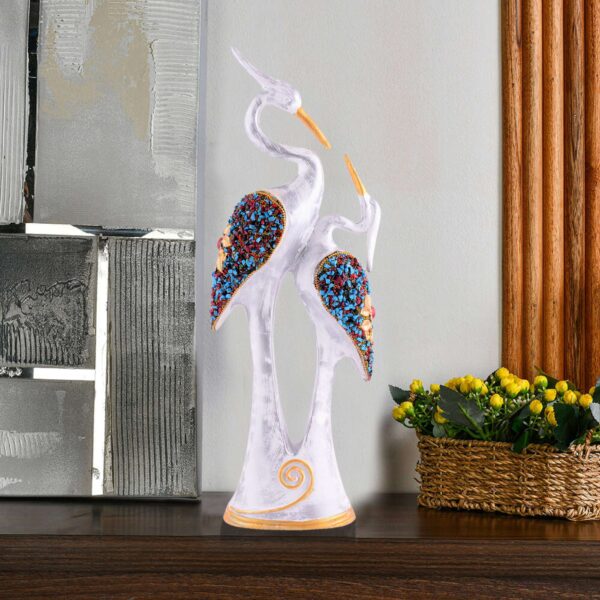 Good Luck White Swan Home Decor Showpiece, Idols, Figurine for Home Office Decor| Gift Item