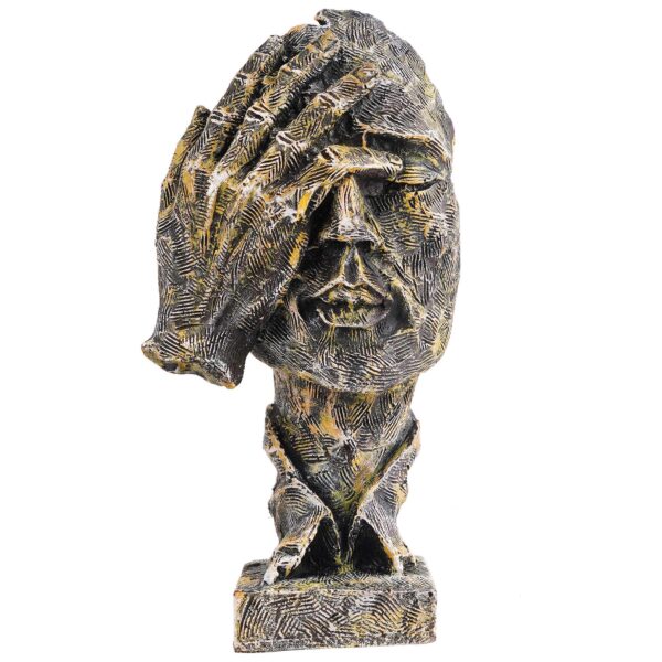 Face Statue for Living Room/Bedroom/Home/Office House, Big Size murti Antique Idol Abstract Art Decor showpiece Good for Gifts an Any Occasion Anniversary - Image 2