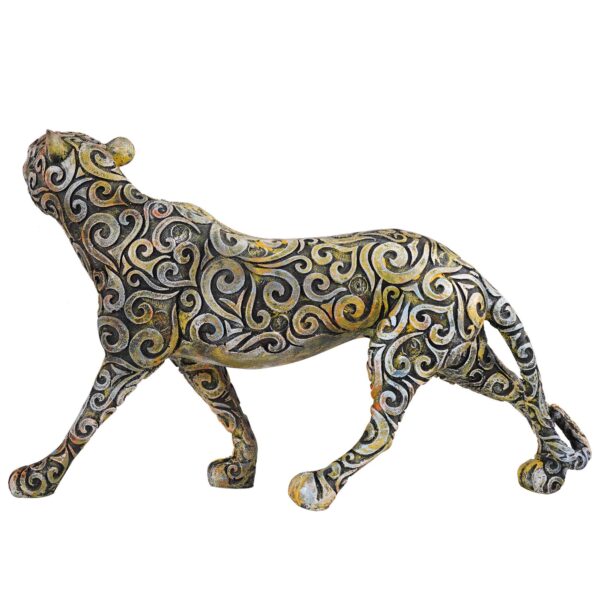 Panther Standing Position Animal Showpiece Antique Sculpture for Home Decor Showpiece Figurine -1 - Image 2